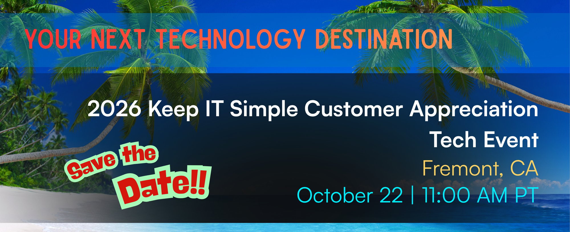 2026 Tech Event Banner