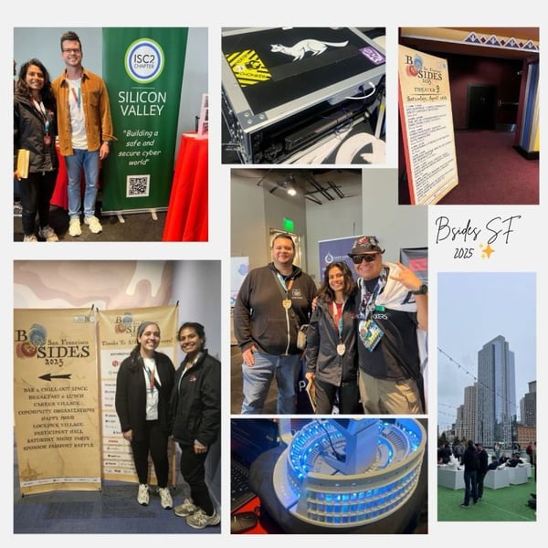 BSidesSF 2025 Collage with Haimi Shah